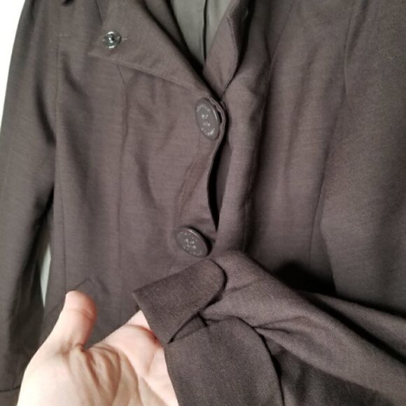 Emanuel Ungaro Vintage Brown Wool Blend Blazer - Picture 3 of 5